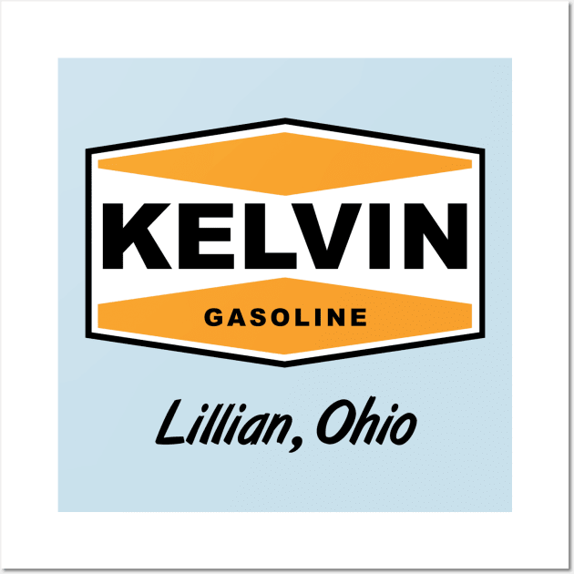 Kelvin Gasoline Wall Art by RetroCheshire